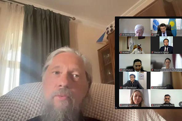 Епископ Каскеленский Геннадий принял участие в Международной онлайн-конференции «Роль религиозных лидеров в достижении устойчивого развития мира»
