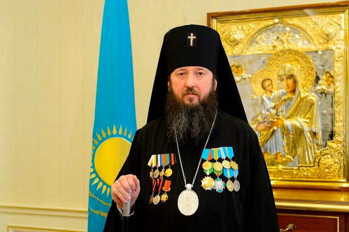 Поздравление Главы Православной Церкви Казахстана архиепископу Усть-Каменогорскому и Семипалатинскому Амфилохию с 55-летием со дня рождения