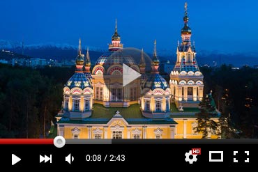 Трансляция Пасхального богослужения из Вознесенского кафедрального собора Алма-Аты (ВИДЕО)