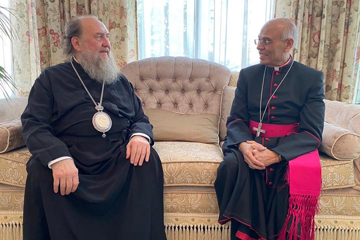 Состоялась встреча Главы Православной Церкви Казахстана с послом Ватикана