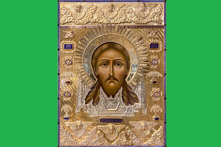 Алма-Ата встретила дар Святейшего Патриарха Московского и всея Руси Кирилла – икону «Нерукотворный образ Господа Иисуса Христа»