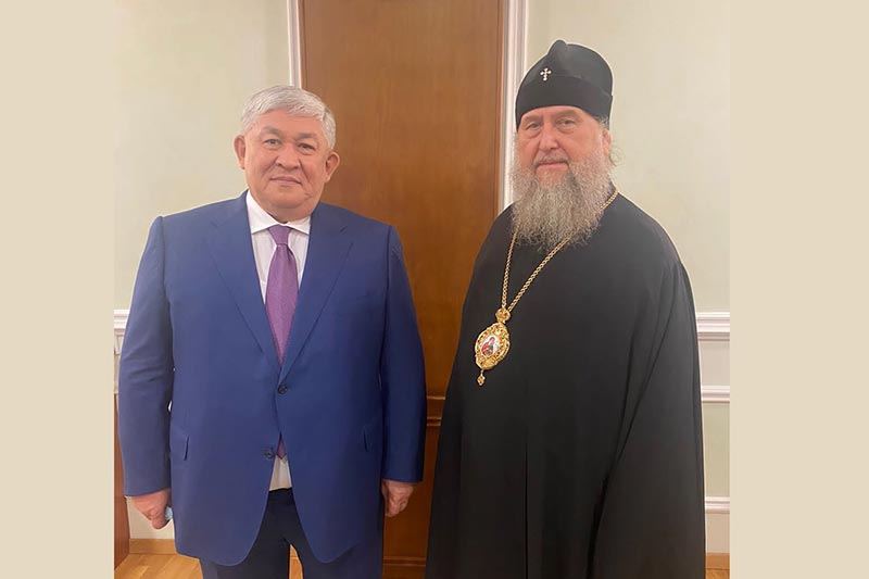 Состоялась встреча Главы Православной Церкви Казахстана и Государственного секретаря Республики Казахстан