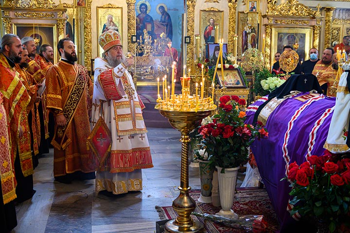 Состоялось отпевание архиепископа Чимкентского и Таразского Елевферия