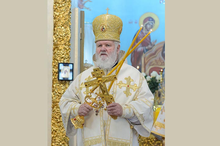 Патриаршее поздравление архиепископу Чимкентскому Елевферию с 30-летием архиерейской хиротонии