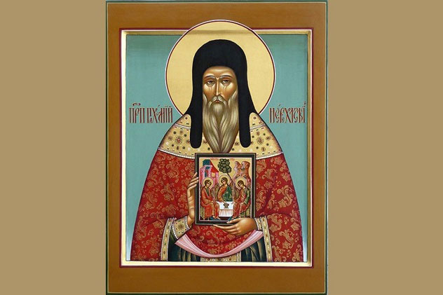Митрополит Александр совершил молебен преподобному Пахомию Нерехтскому и заупокойную литию в домовом храме своей резиденции