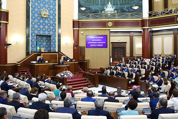 Глава Православной Церкви Казахстана принял участие в совместном заседании палат Парламента Республики Казахстан