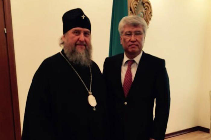В Астане состоялась встреча Главы Митрополичьего округа с министром культуры Казахстана 