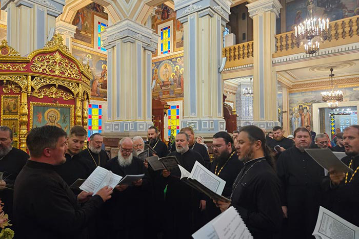 В Вознесенском кафедральном соборе Южной столицы состоялось чтение акафиста Пресвятой Богородице