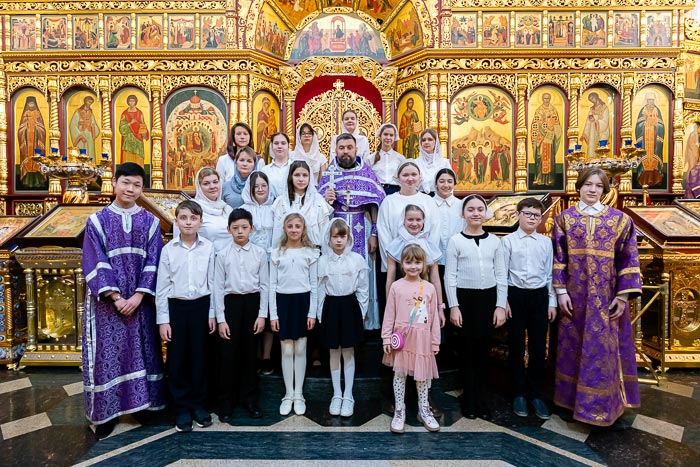 В 4-е воскресенье Великого поста в Вознесенском кафедральном соборе города Алма-Аты состоялась детская Божественная Литургия