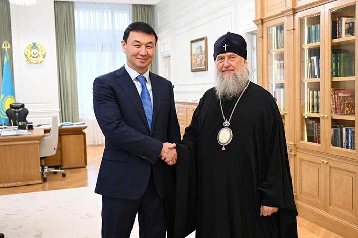 Состоялась встреча Главы Православной Церкви Казахстана с акимом Алма-Аты Д.А. Сатыбалды