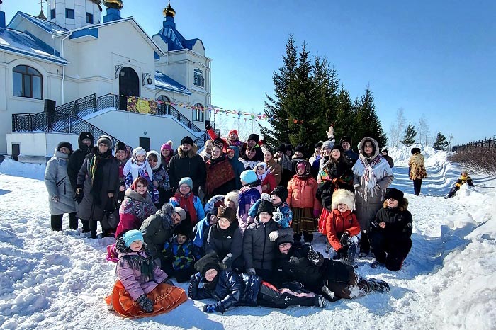 В Астанайском благочинии состоялся праздник «Широкая масленица»