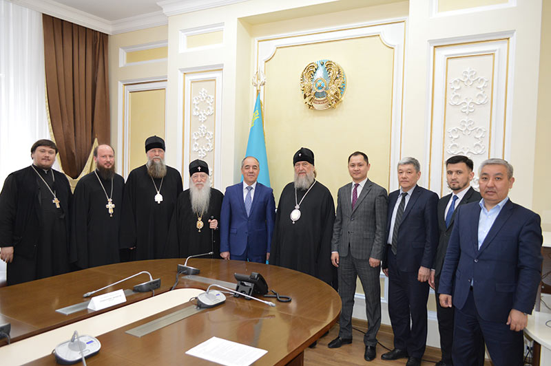 В Уральске состоялась встреча Главы Казахстанского Митрополичьего округа с акимом Западно-Казахстанской области
