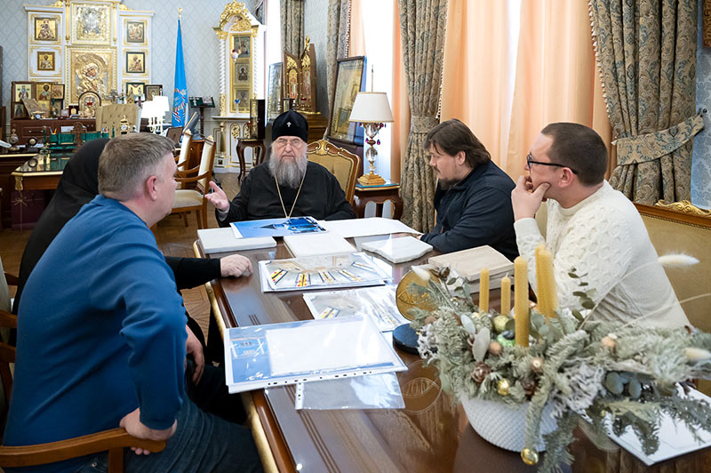 Митрополит Александр возглавил рабочее совещание по вопросам строительства паломнического центра Иверско-Серафимовского монастыря Алма-Аты