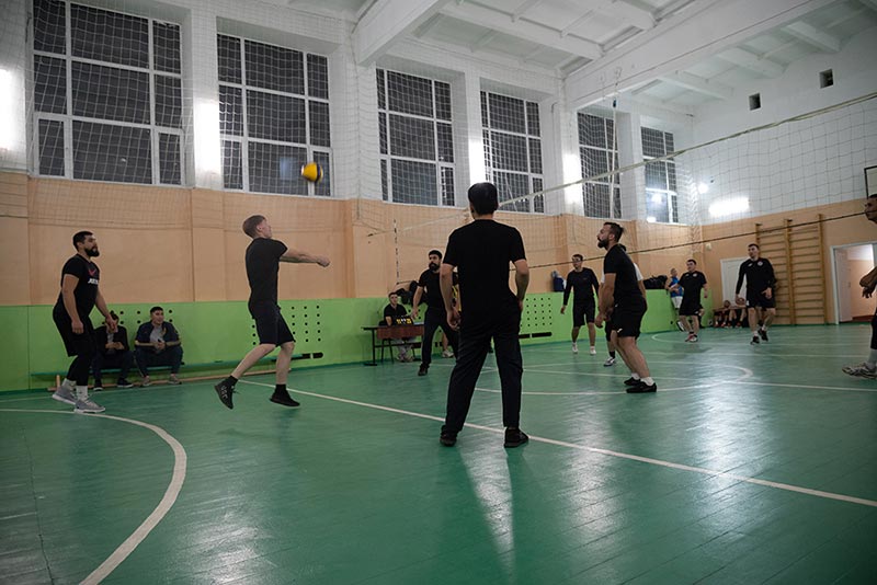 Представители молодежного актива Костанайской епархии стали участниками межконфессионального турнира по волейболу