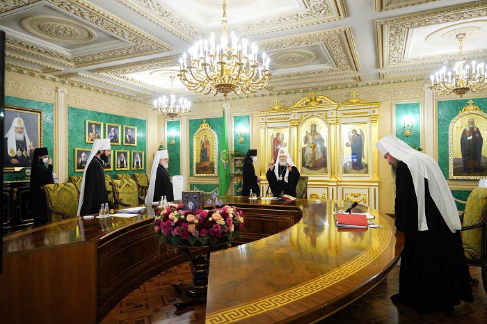 Митрополит Астанайский и Казахстанский Александр принял участие в заседании Священного Синода Русской Православной Церкви