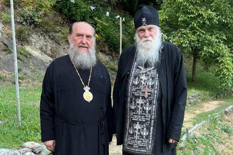 Состоялась встреча митрополита Александра с известным западноевропейским богословом схиархимандритом Гавриилом (Бунге)