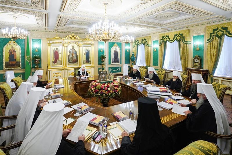 Глава Казахстанского Митрополичьего округа принимает участие в заседании Священного Синода Русской Православной Церкви