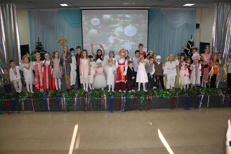 В Центральной воскресной школе прошел открытый урок, посвященный празднику Рождества Христова