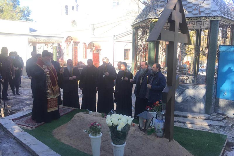 Глава Казахстанского Митрополичьего округа совершил литию на месте упокоения приснопамятного архиепископа Елевферия (Козореза)