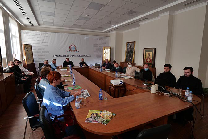 Состоялось очередное заседание открытого исторического общества Казахстанского Митрополичьего округа