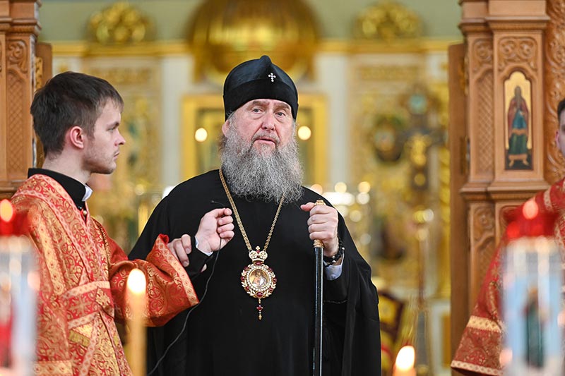 Преполовение Святой Пятидесятницы. Митрополит Александр совершил Литургию в Иверско-Серафимовском монастыре Алма-Аты