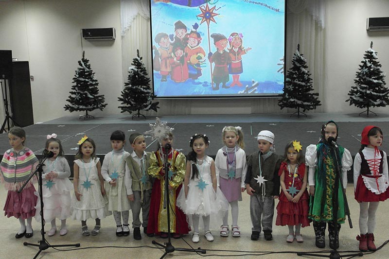 В Центральной воскресной школе прошел открытый урок, посвященный празднику Рождества Христова