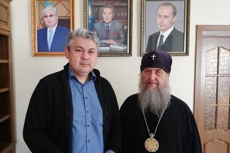 Представительство Православной Церкви Казахстана в Москве посетил чрезвычайный и полномочный посол Республики Казахстан в Российской Федерации
