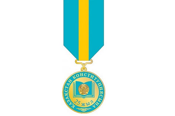 Благочинный Талдыкорганского церковного округа награжден медалью «Қазақстан Конституциясына 25 жыл»