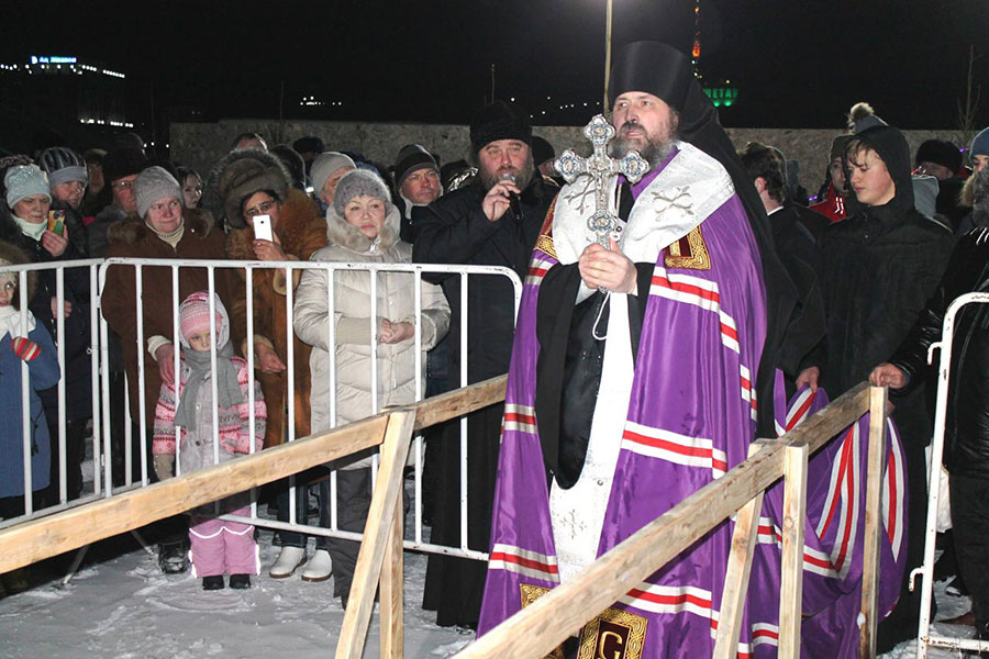В Костанайской и Кокшетауской епархиях состоялись духовные торжества, посвященные празднику Крещения 