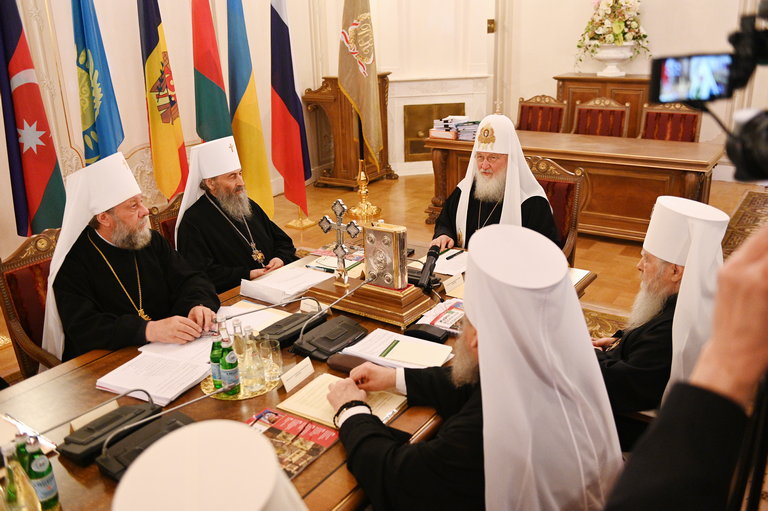 Митрополит Астанайский и Казахстанский Александр принял участие в заседании Священного Синода Русской Православной Церкви в Санкт-Петербурге 