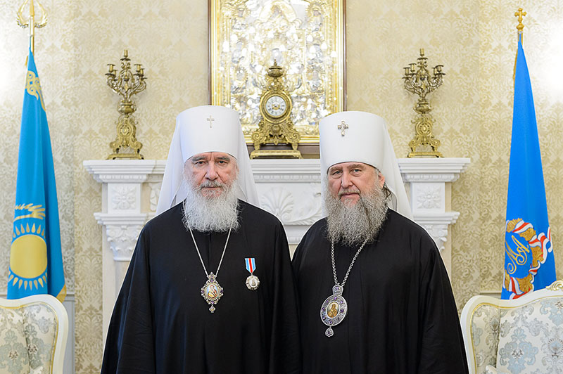 Председатель Издательского Совета Русской Православной Церкви награжден орденом Казахстанского Митрополичьего округа