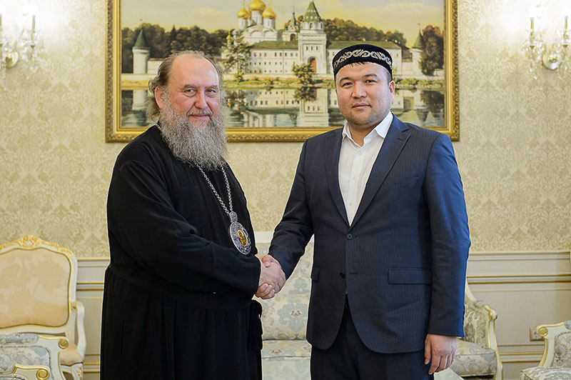 Состоялась встреча митрополита Астанайского и Казахстанского Александра с главным имамом центральной мечети Алма-Аты