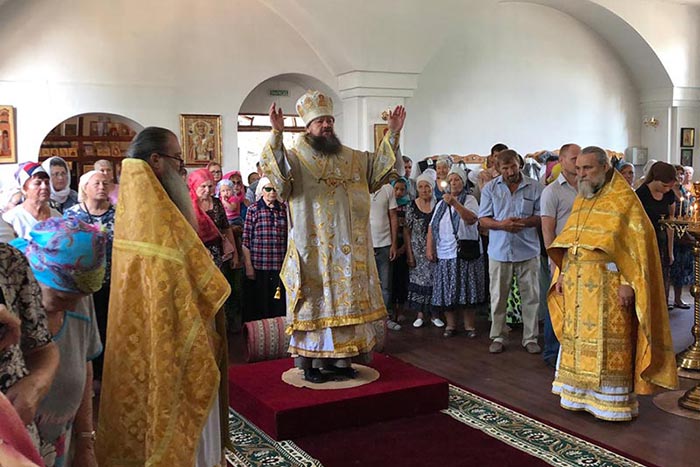 Служение епископа Талдыкорганского Нектария в день памяти равноапостольной Марии Магдалины