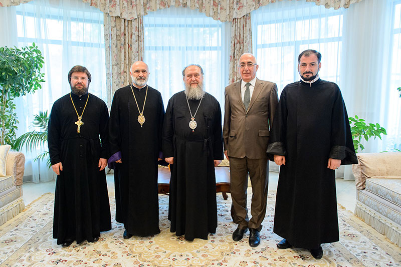  Глава Казахстанского Митрополичьего округа и управляющий Украинской епархией Армянской Церкви обсудили роль традиционных конфессий в жизни общества